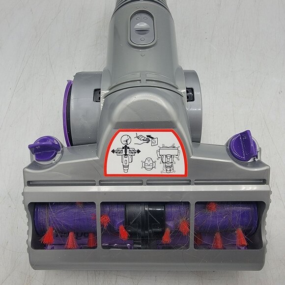 Dyson Mini Turbine Head Purple Gray Vacuum Cleaner Attachment Head - Picture 6 of 8